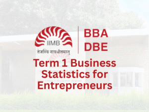 BBA(DBE) Term 1 Statistics